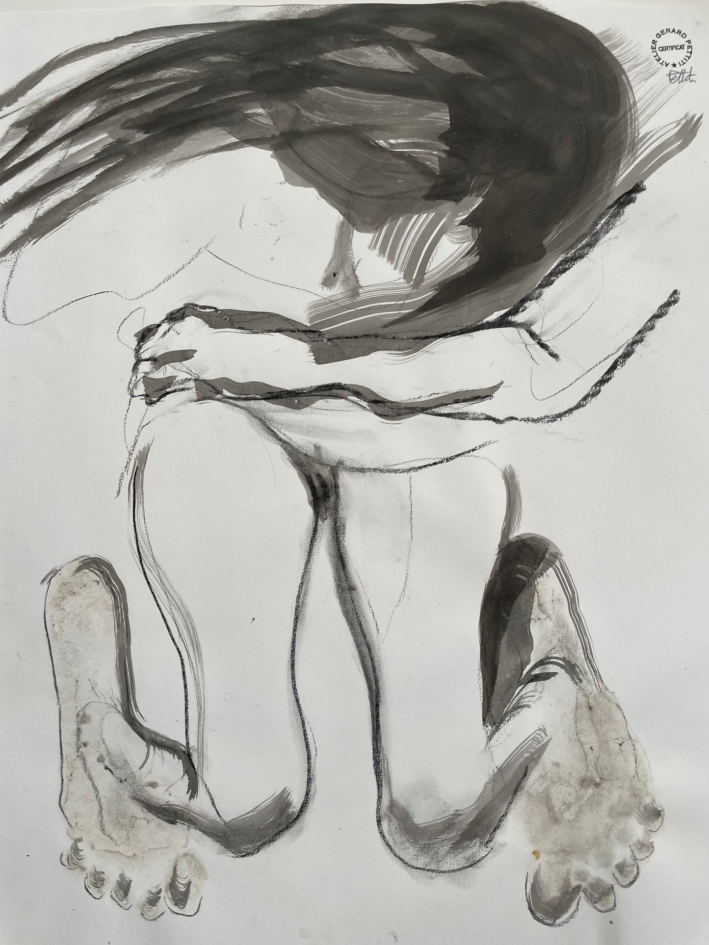 Girl in my feet, study
